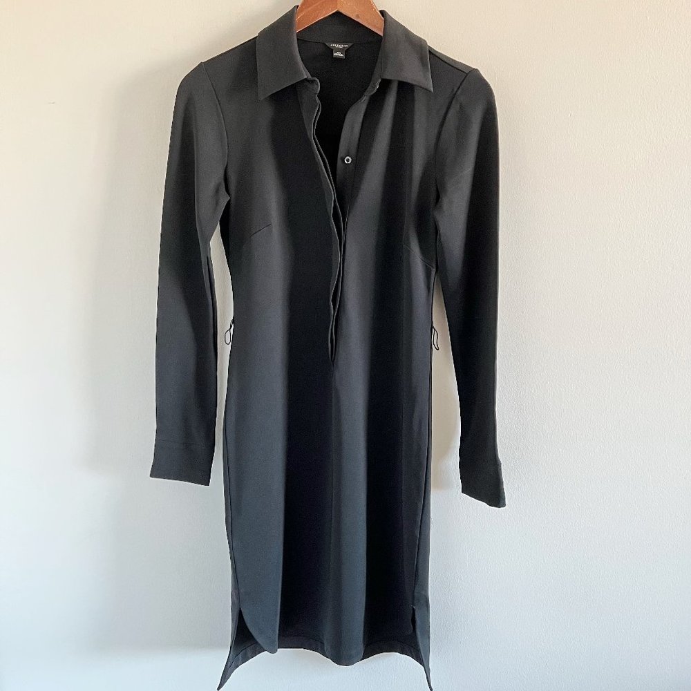 ⭐3 for 20⭐ Ann Taylor Popover Midi Dress XS Black